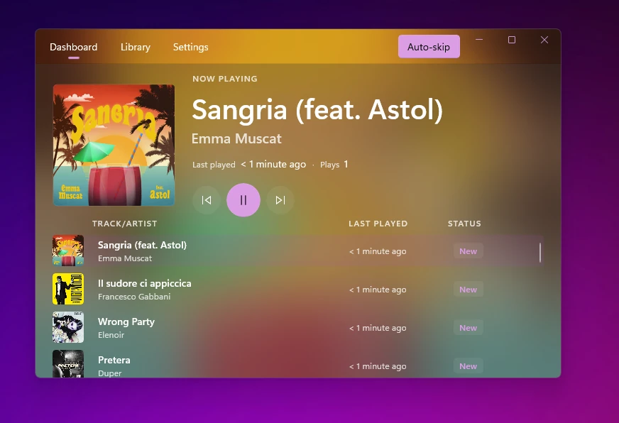Protus project screenshot